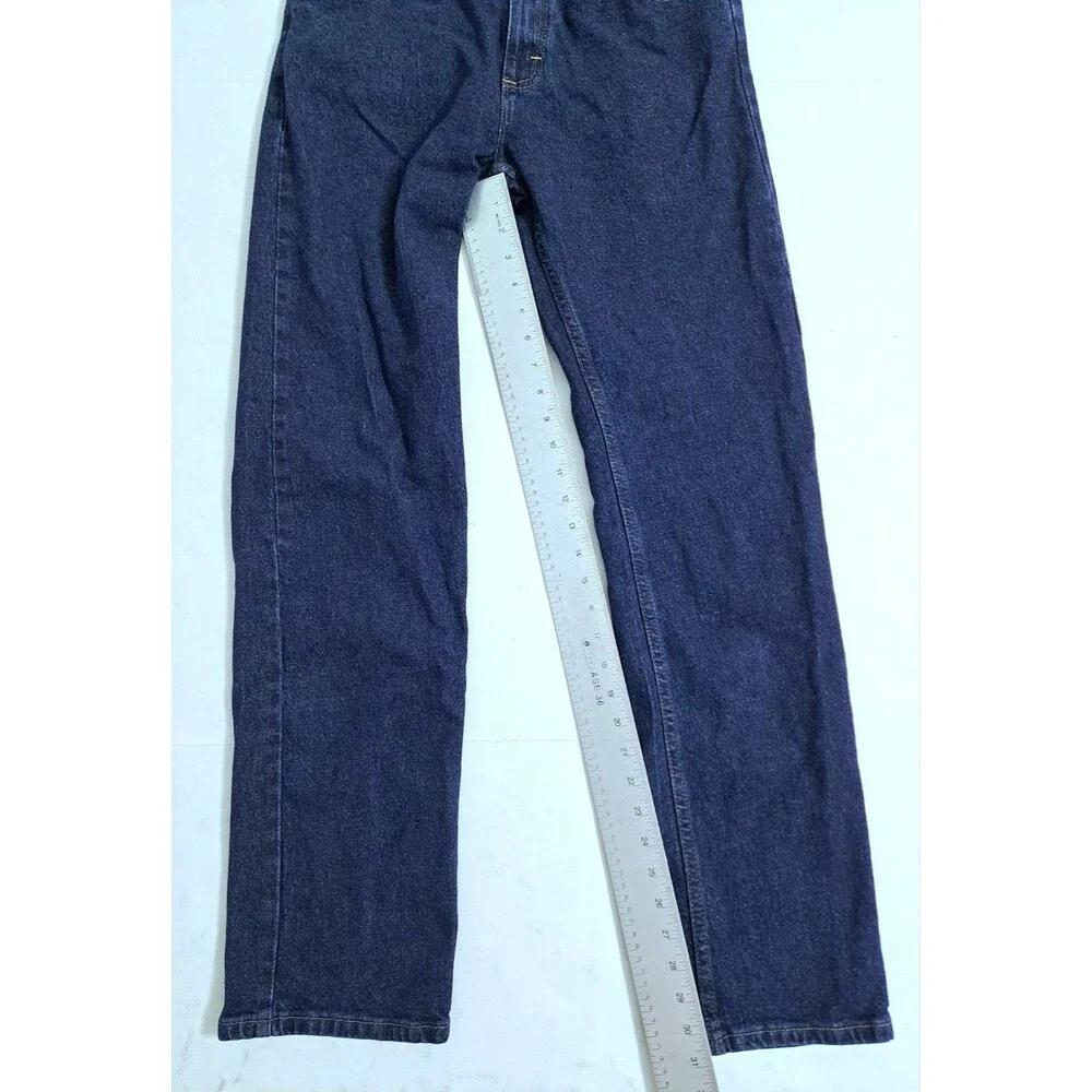 Wrangler Men's 30x32 Blue Denim Regular Fit Straight 5 Star Flex Jeans Pants